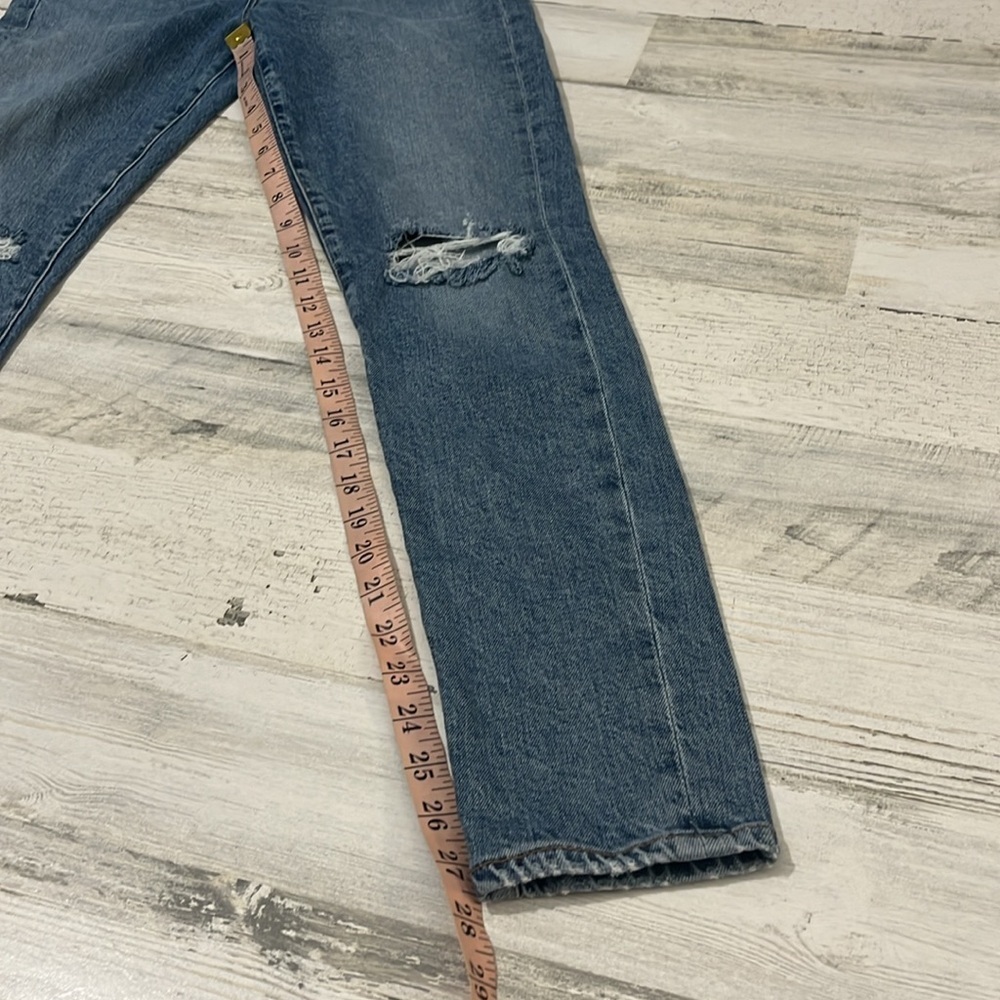 AGOLDE Distressed Knee Skinny Jeans Size 26 - Picture 10 of 11